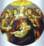 Sandro Botticelli Madonna of the Pomegranate oil on canvas